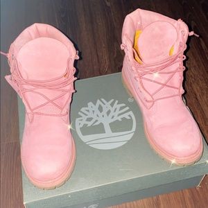 Pink Timberland Boots